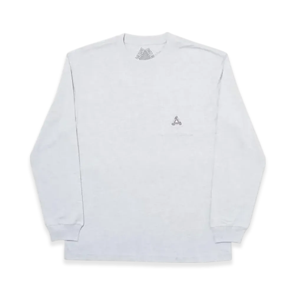 PALACE Sofar Pocket Longsleeve "Grey Marl"