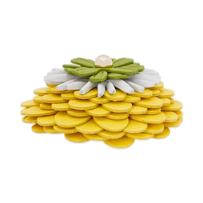 LOEWE Flower Pin "Yellow/Gold"