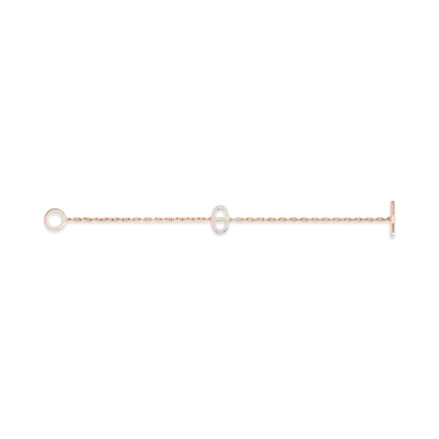 Hermes Chaine D'Ancre Contour Bracelet "Pink Gold"