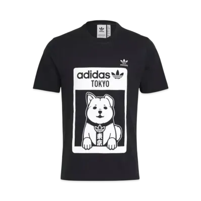 adidas Essential Tee Graphic TOKYO "Black"