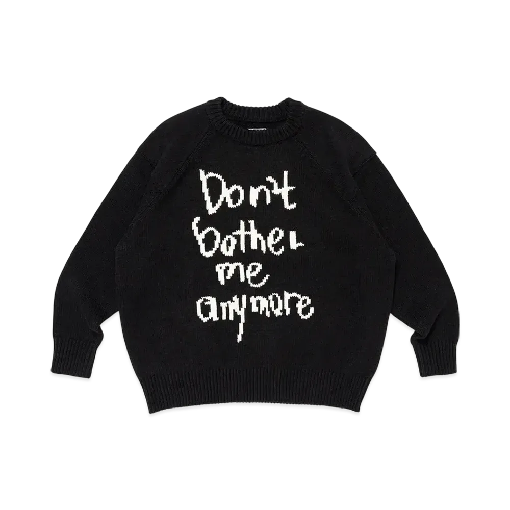 Wasted Youth Knit Sweater "Black"