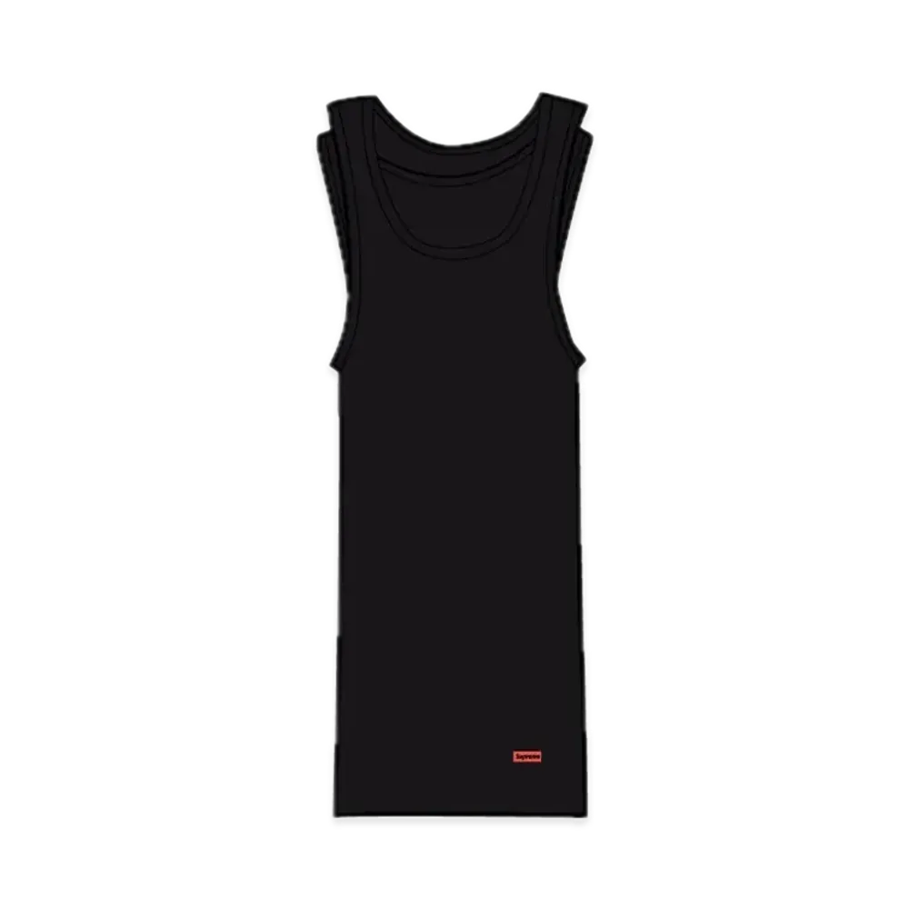 Supreme x MM6 Maison Margiela Hanes Tagless Tank Top (1 Pack) "Black"