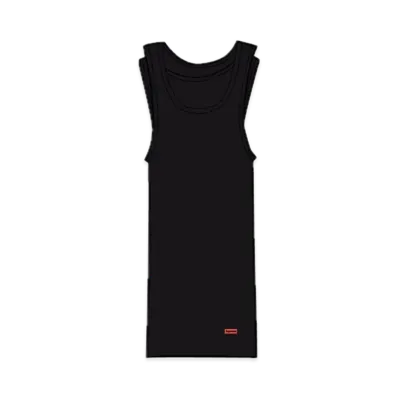 Supreme x MM6 Maison Margiela Hanes Tagless Tank Top (1 Pack) "Black"
