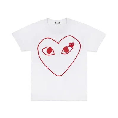 PLAY COMME des GARCONS AX-T100-051 "White"