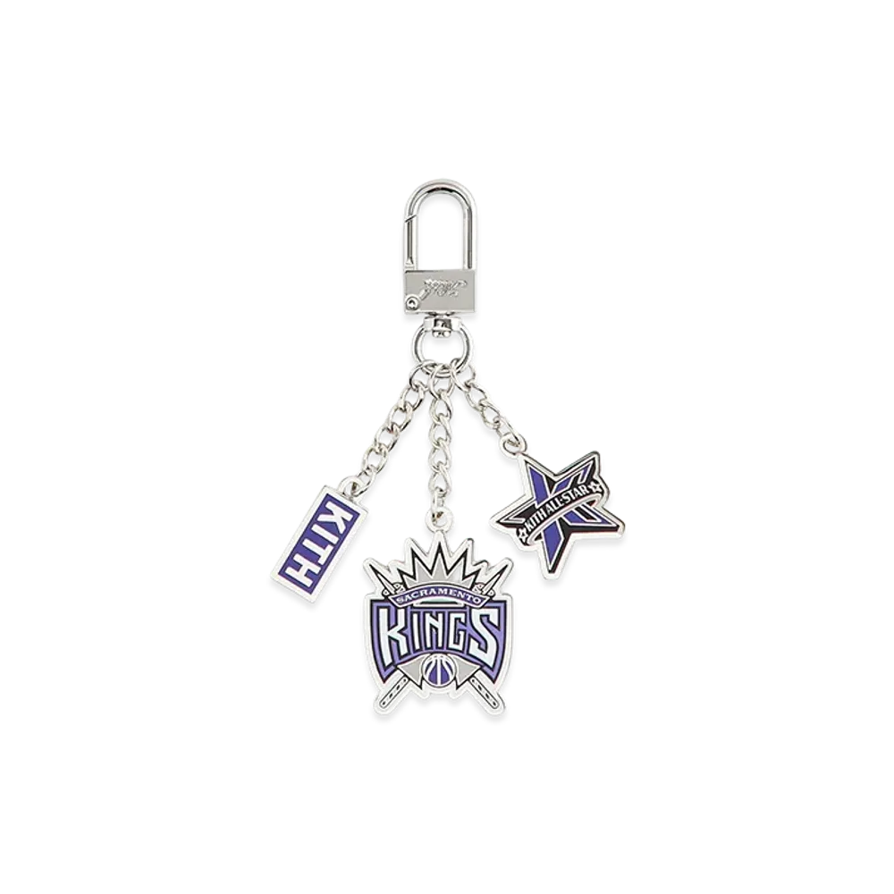 Kith x NBA All-Star Sacramento Kings Keychain "Silver"