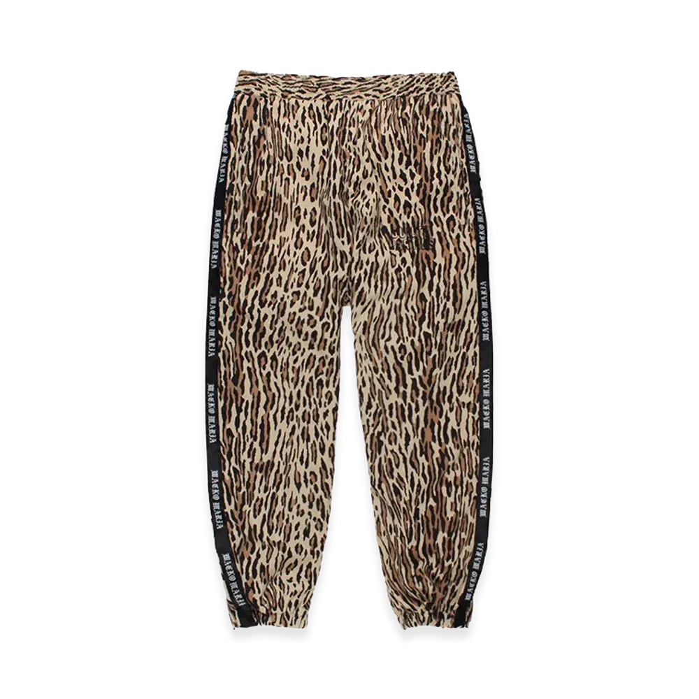 WACKO MARIA x NANGA Leopard Track Pants "Beige"