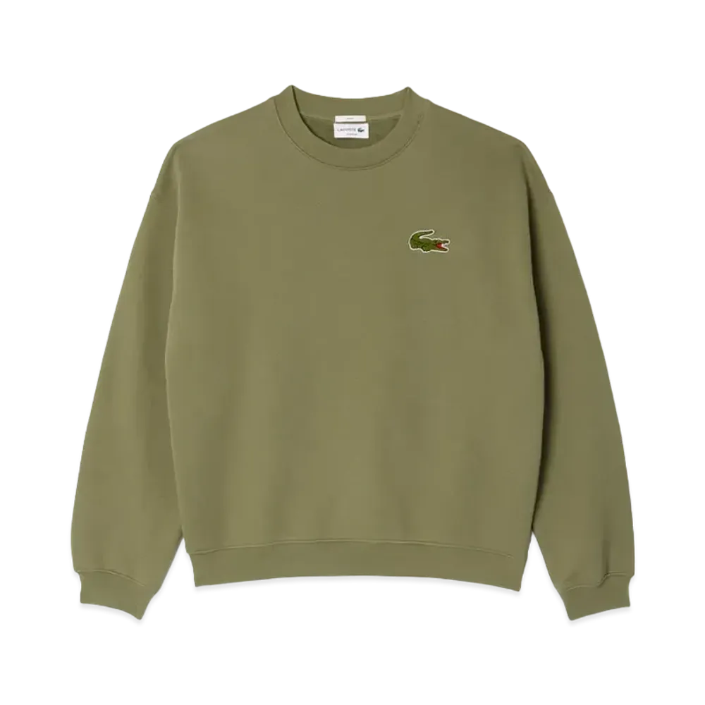 LACOSTE Essential Crew Neck Sweat "Khaki Olive"