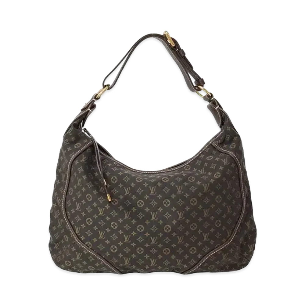Louis Vuitton Monogram Mini Lin Manon MM "Ebene"