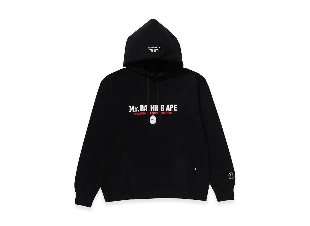 A BATHING APE Mr. BATHING APE Marine Pullover Hoodie "Black"