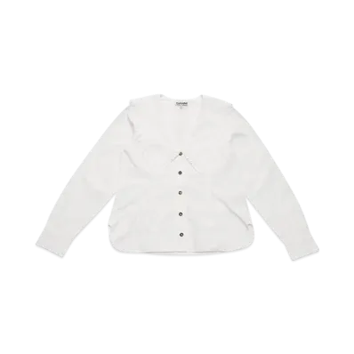 GANNI Shirt "Bright White"