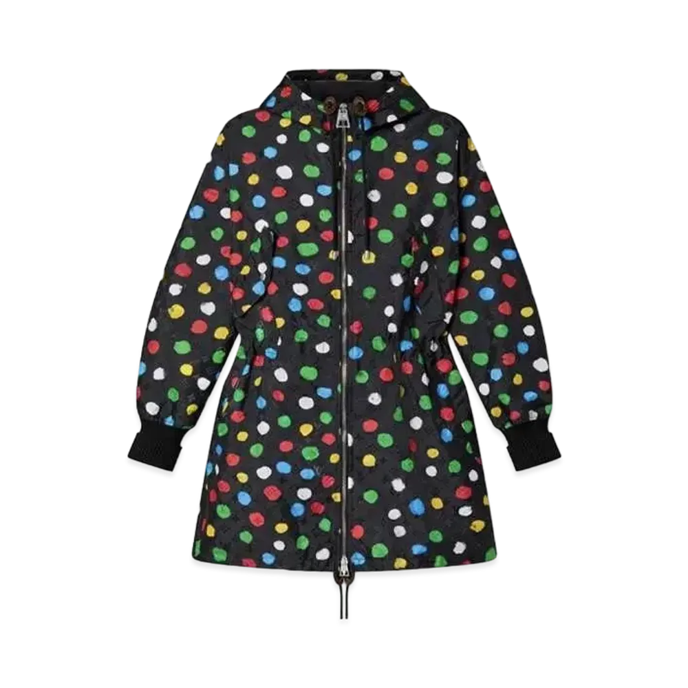 Louis Vuitton x Yayoi Kusama Painted Dots Long Parka "Noir"