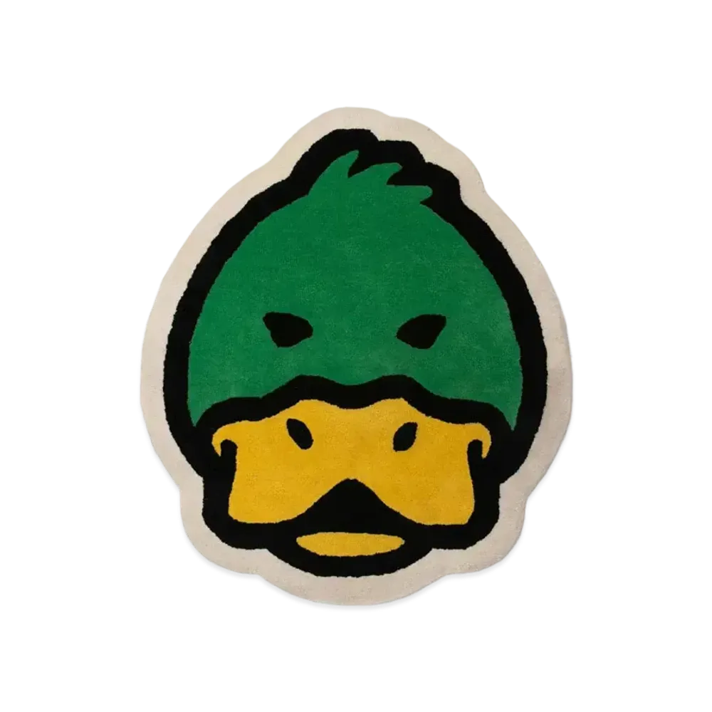 HUMAN MADE DUCK FACE RUG LARGE "Green"