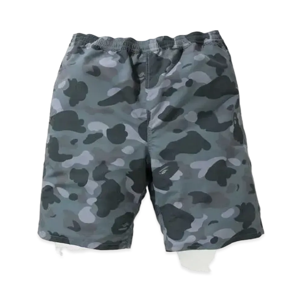 A BATHING APE COLOR CAMO REVERSIBLE SHORTS "Grey"