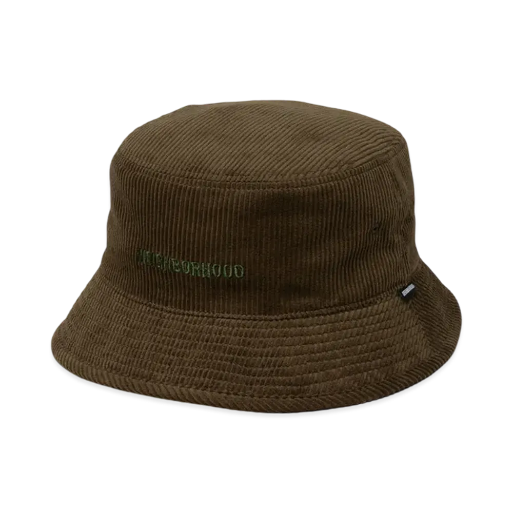 NEIGHBORHOOD Corduroy Bucket Hat "Olive Drab"