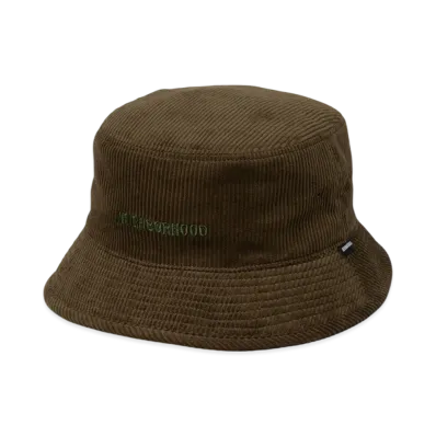 NEIGHBORHOOD Corduroy Bucket Hat "Olive Drab"