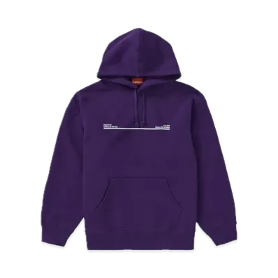 Supreme Shop Hooded Sweatshirt London "Purple"