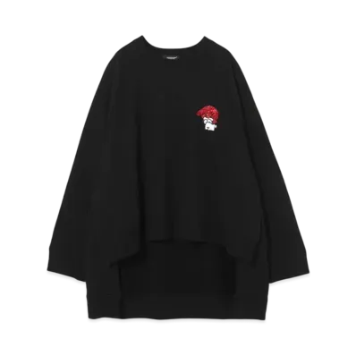 UNDERCOVER x SANRIO Front Short Sweatshirt "Black"