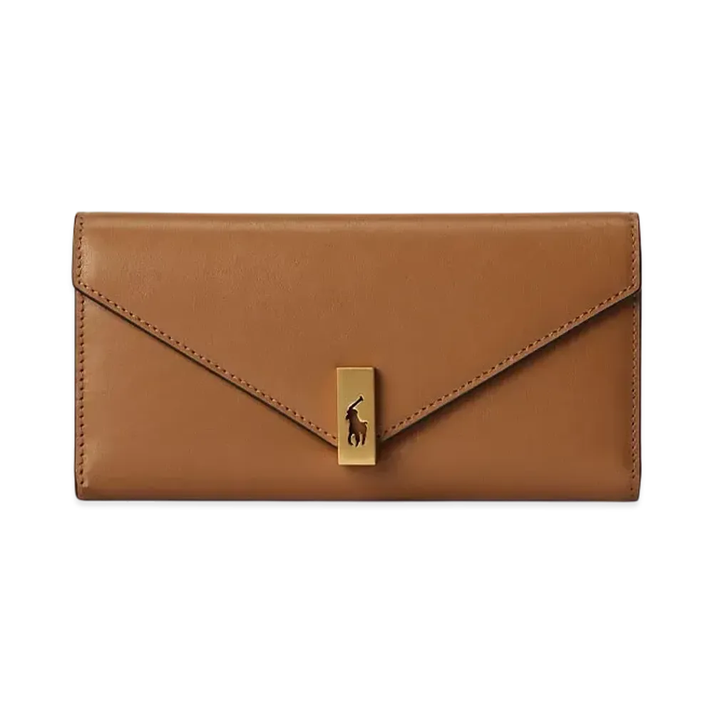 Polo Ralph Lauren Polo ID Leather Wallet "Brown"