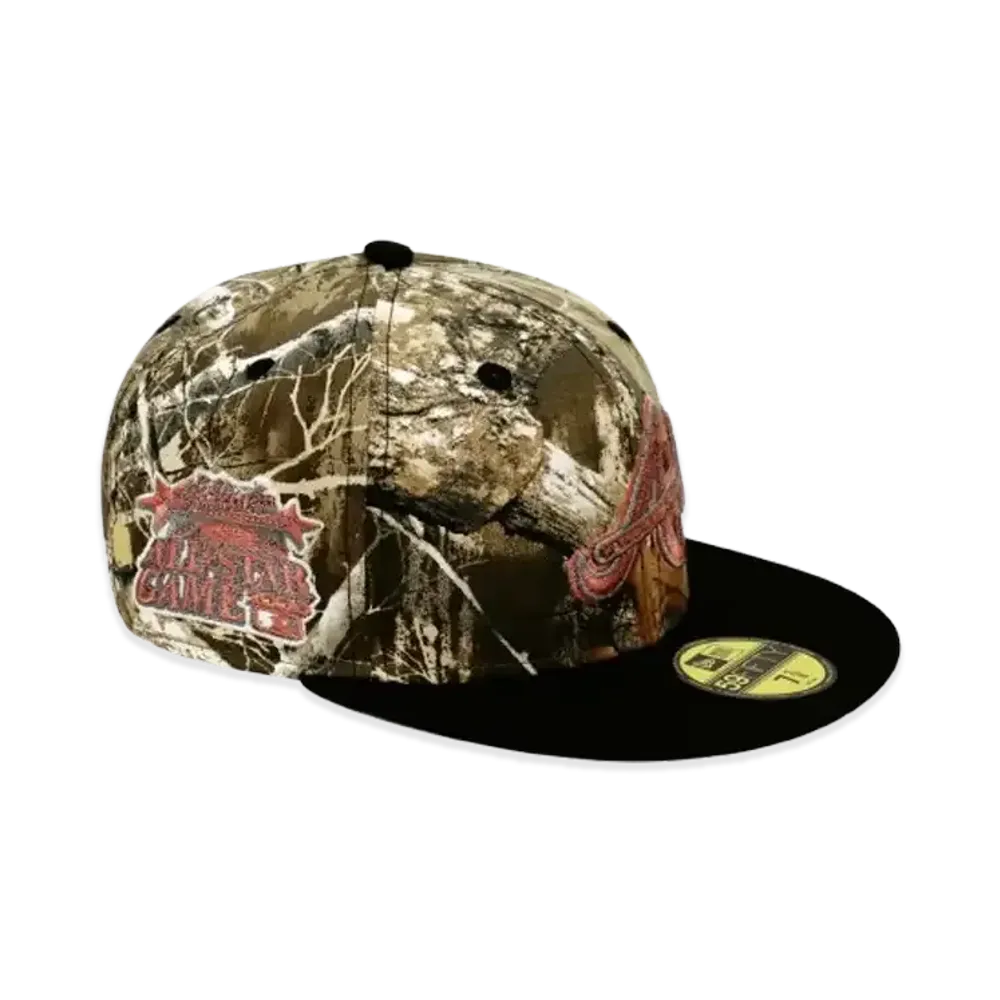 NEW ERA x THE CAP 59Fifty Black Real Tree Atlanta Braves "Tree Camo/Black"