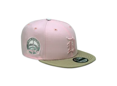 NEW ERA x THE CAP 9Fifty Paisley Block Detroit Tigers "Pastel Pink/Khaki"