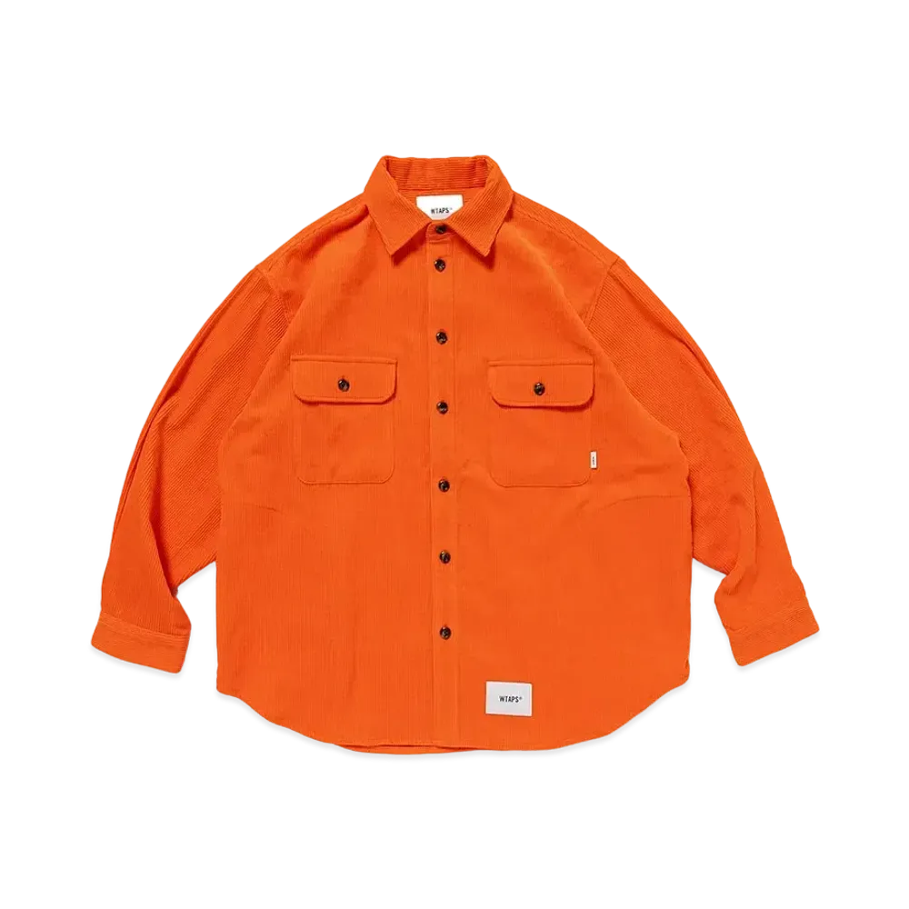 WTAPS WCPO / LS / Cotton Corduroy "Orange"