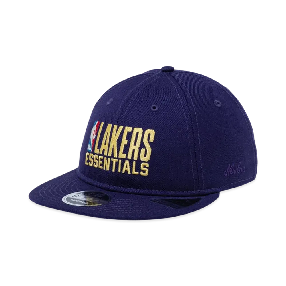 NEW ERA x FEAR OF GOD ESSENTIALS x NBA Los Angeles Lakers RC 9Fifty Cap "Purple"