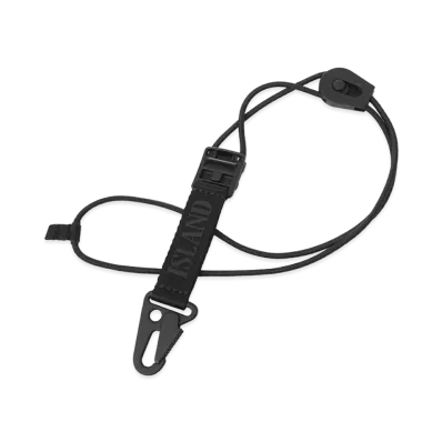 STONE ISLAND Nylon Polyester Tape Key Loop "Black"
