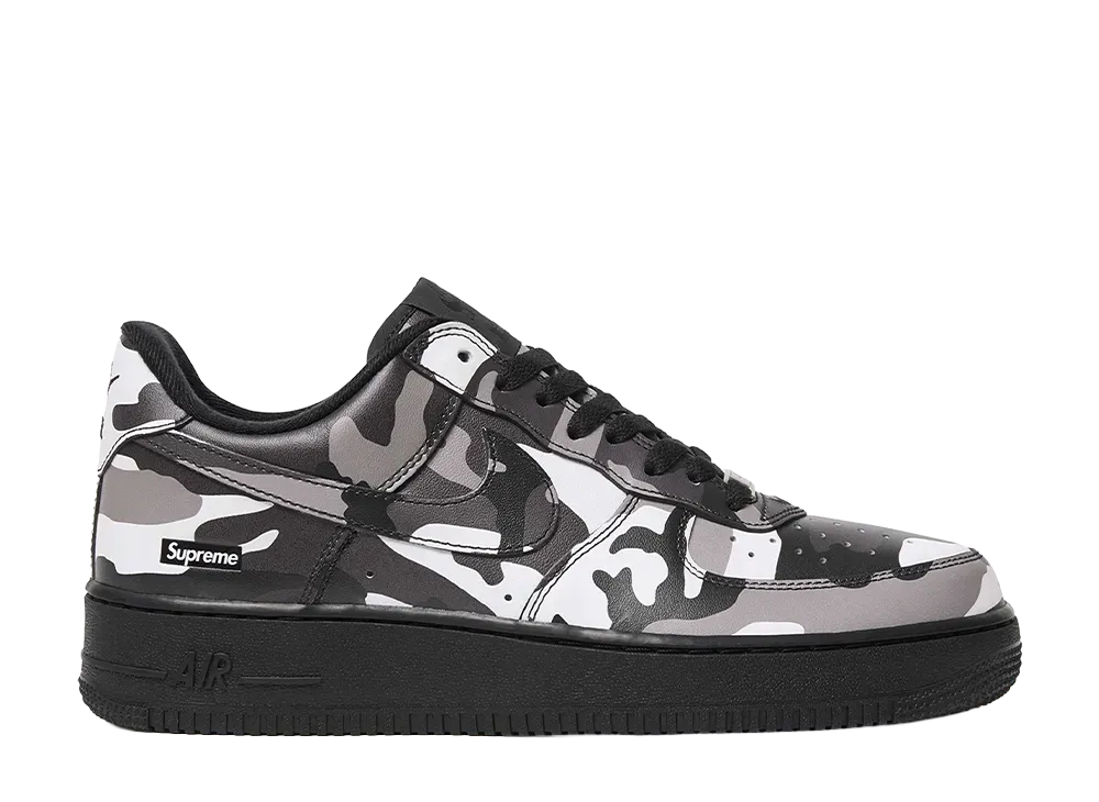 Supreme × Nike Air Force 1 Low "Snow Camo"