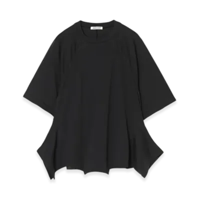 UNDERCOVER Cotton T-shirt Custom Cut and Sewn "Black"