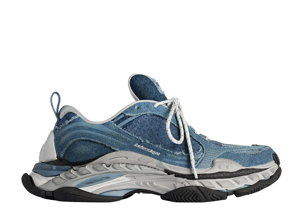 BALENCIAGA Triple S.2 Denim Sneaker "Blue"