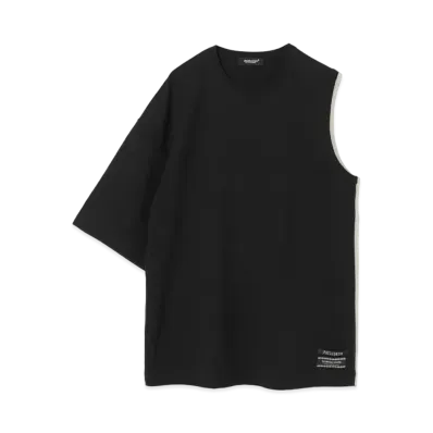 UNDERCOVER Cotton Asymmetric T-Shirt "Black"
