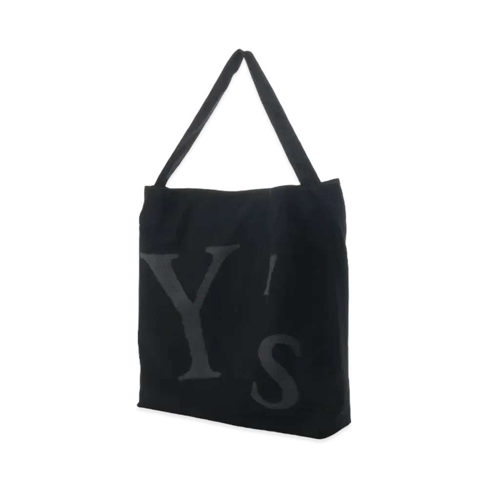 Yohji Yamamoto Y's GABARDINE NEEDLE PUNCH Y's BIG TOTE "Gray"