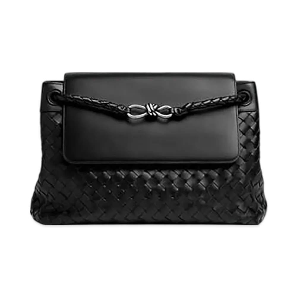 Bottega Veneta Andiamo Messenger "Black"
