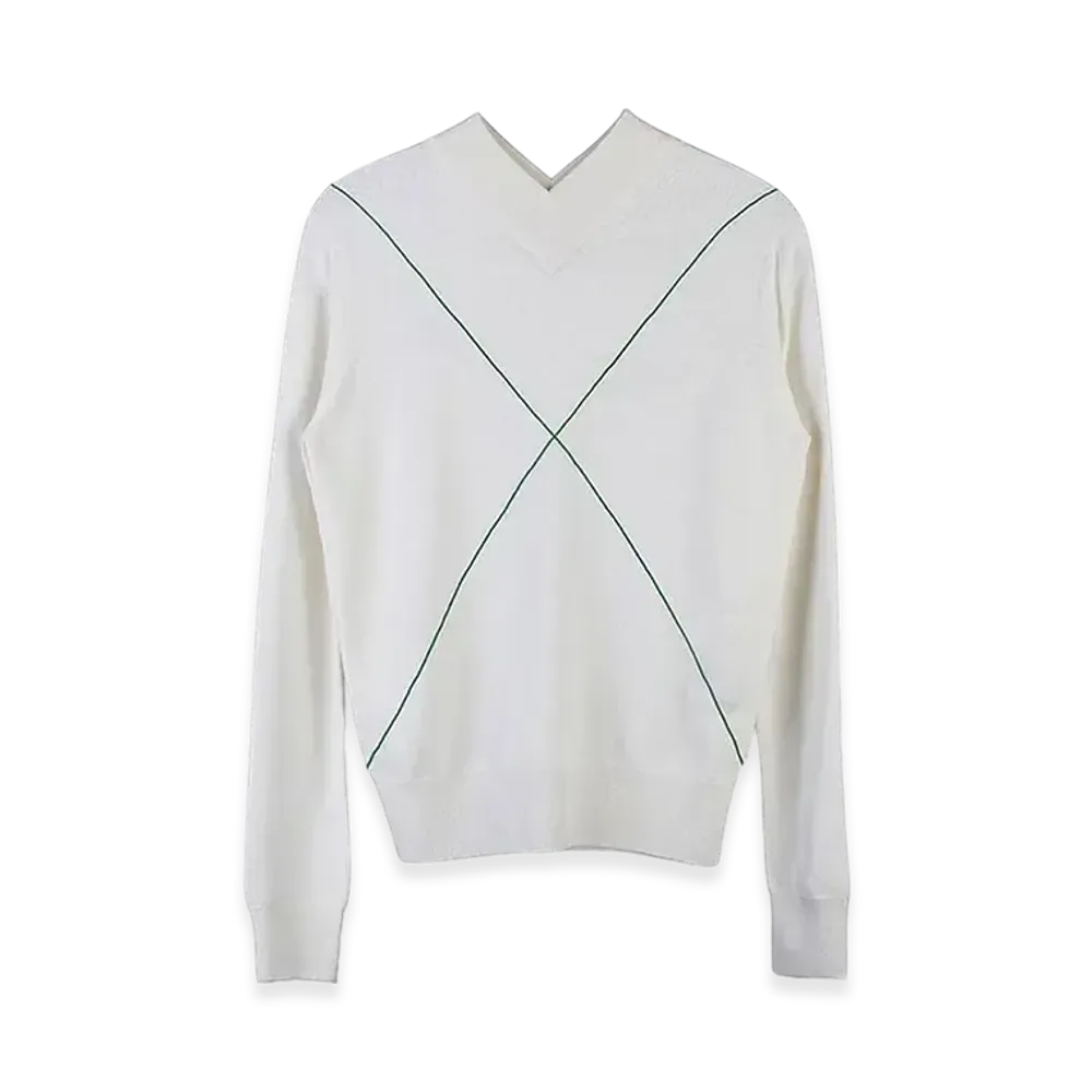 Bottega Veneta Women's V-Neck Knit "White"