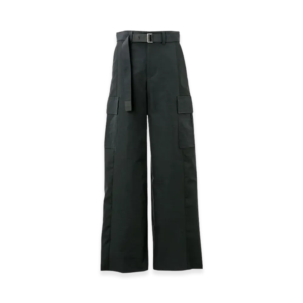 sacai Grosgrain x Suiting Pants "Black"