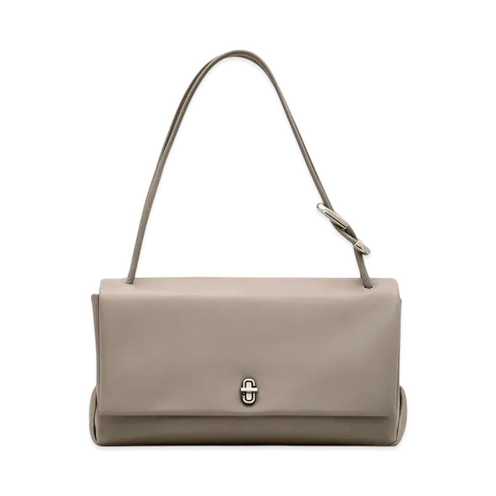 Marc Jacobs The Leather Dual Shoulder Large "Cement"