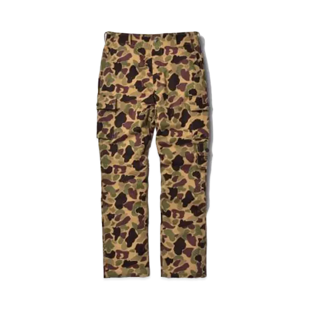 THE REAL McCOY'S BEO GAM CAMOUFLAGE TROUSERS "Beige"