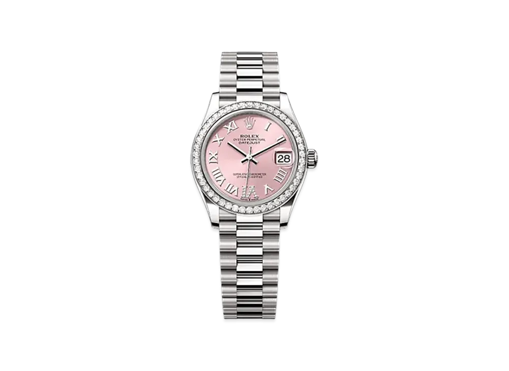 ROLEX Datejust 31mm White Gold Diamond 278289RBR "Pink"