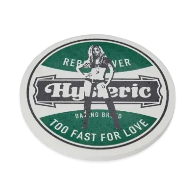 HYSTERIC GLAMOUR Rebel Fever Coaster "Green"