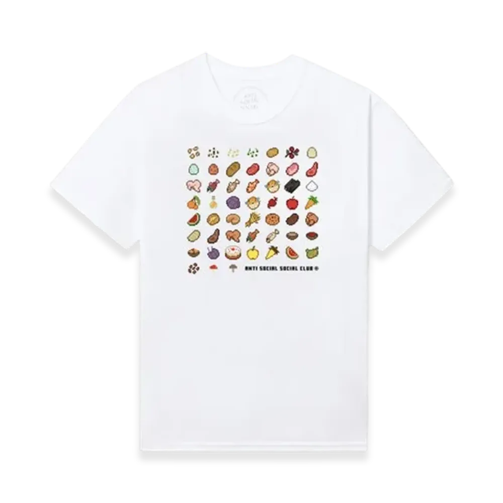 ANTI SOCIAL SOCIAL CLUB x Minecraft Food Tee "White"