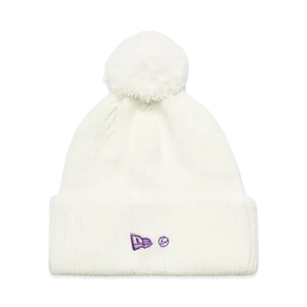 NEW ERA FRAGMENT DESIGN POMPON KNIT RIP "White"