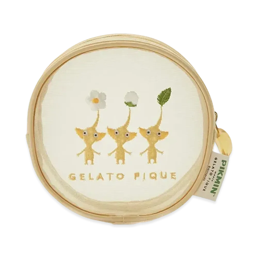 GELATO PIQUE x PIKMIN Round Pouch "Yellow"