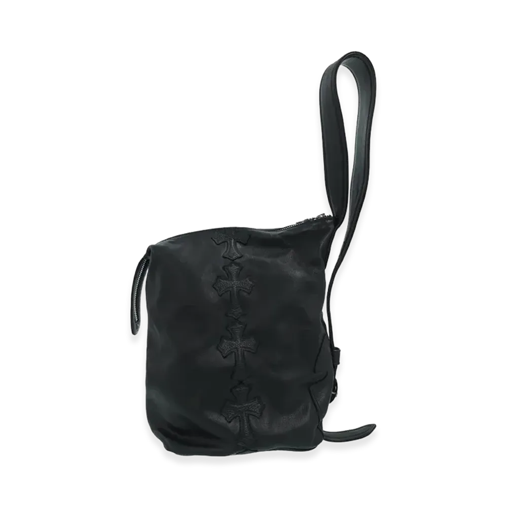 Chrome Hearts Lelo SM Cemetery Cross Patch Bag "Black"