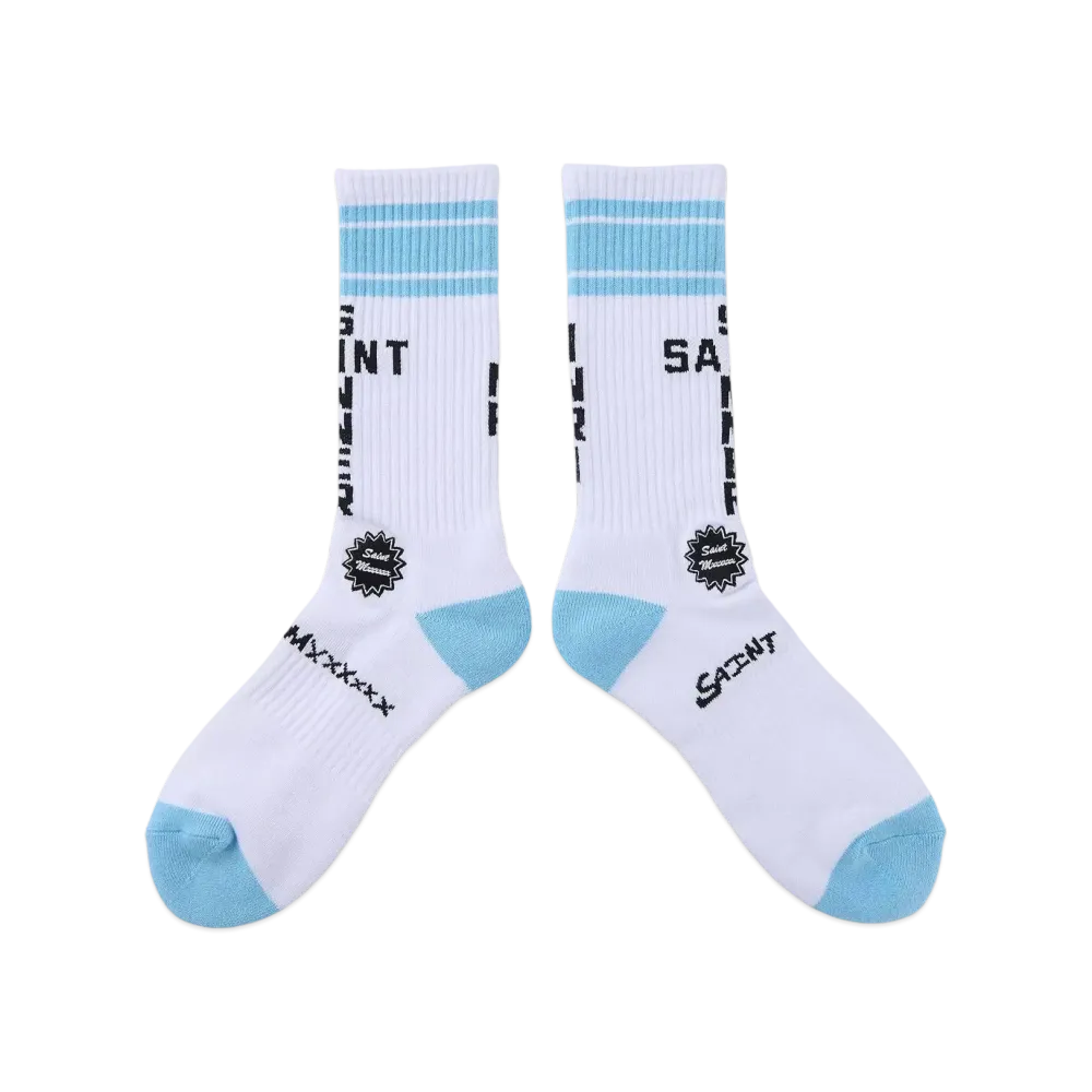 SAINT Mxxxxxx Socks Saint Sinner "SkyBlue" SM-HR8-0000-110
