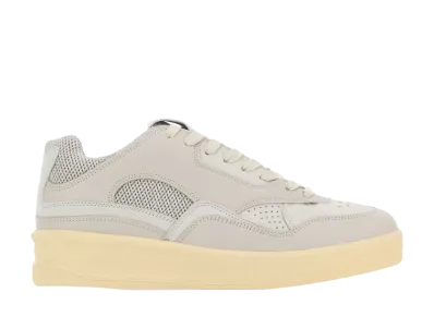 Jil Sander Women's Canvas and Rubber Basket Sneakers "Grey"