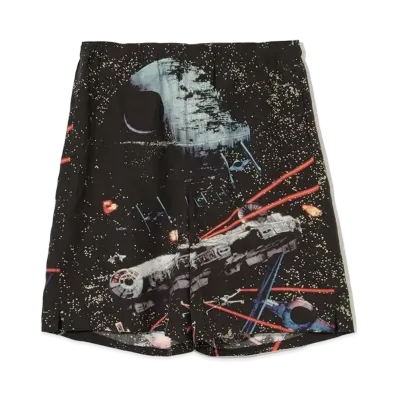 UNDERCOVER x STAR WARS Full Pattern Half Pants "Star Destroyer"
