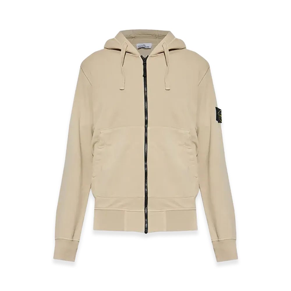 Stone Island Organic Cotton Hoodie "Beige"