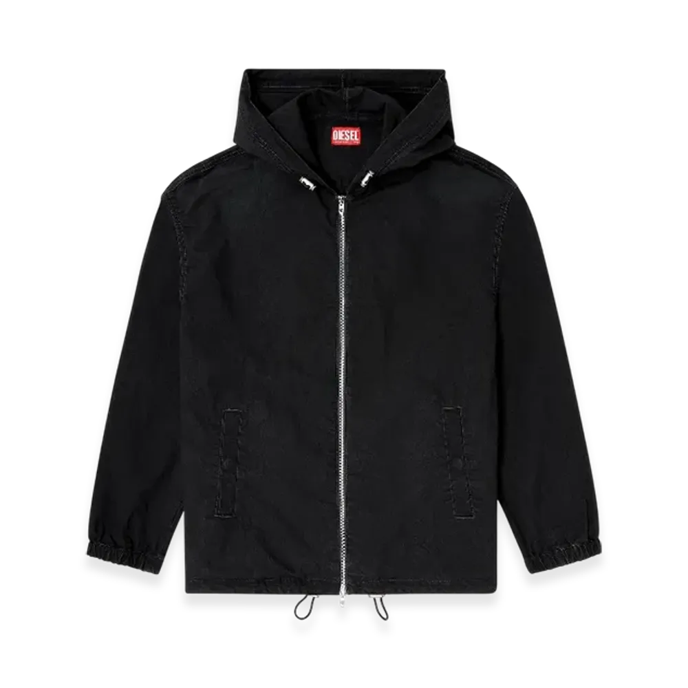Diesel D-Wynny Jogg Hooded Technical Joggjeans Jacket "Black"