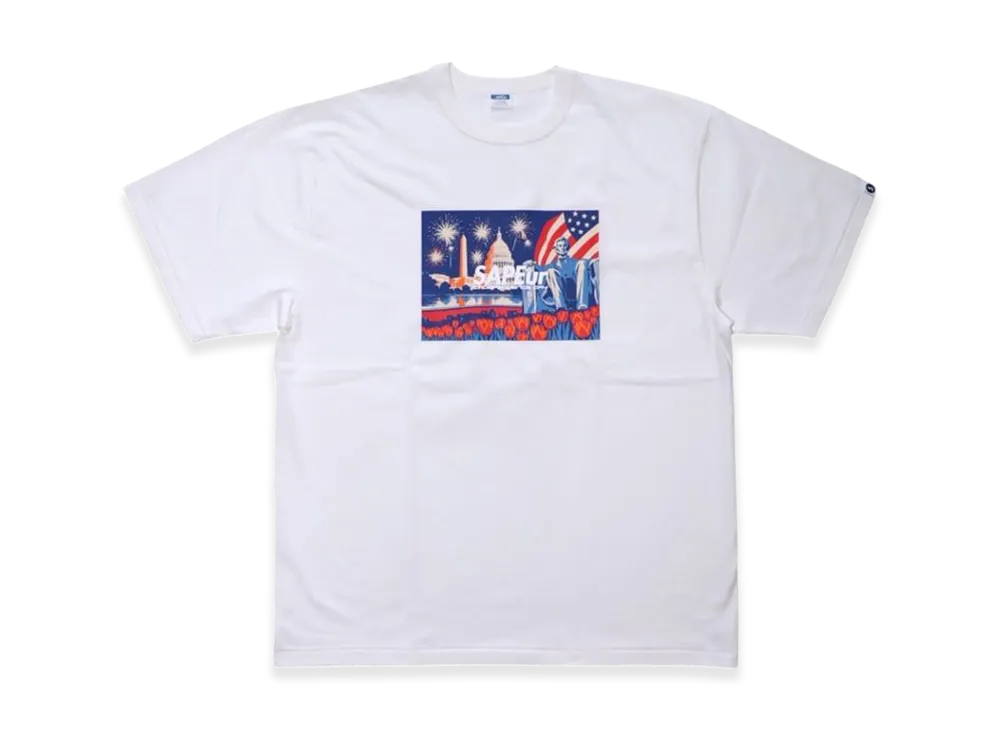 SAPEur Independence Day Graphic Tee S/S Tee "White"