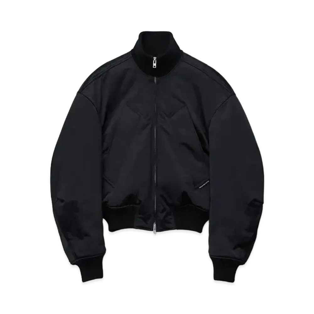 Alexander Wang Satine Bomber Jacket "Black"